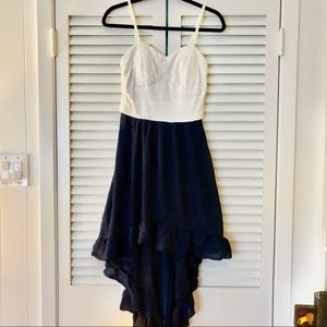High- Low  Strap Dress